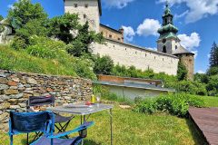 Raňajky s výhľadom na Starý zámok Raňajky s výhľadom na Starý zámok