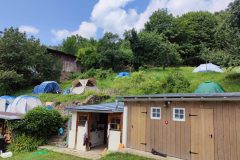 WC, sprchy, kuchynka