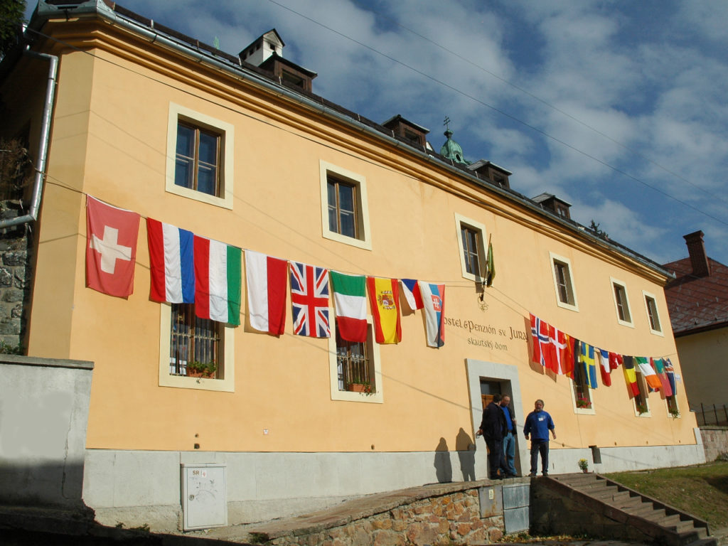 história Skautského domu - Skautské akcie v Banskej Štiavnici